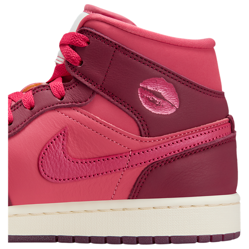 AJ 1 Mid SE Red/Red - View 10
