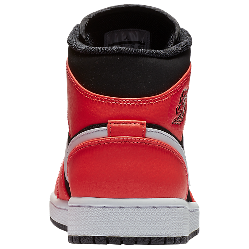 AJ 1 Mid Black/Infrared 23/White - View 3