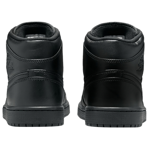 AJ 1 Mid Black/Black/Black - View 3