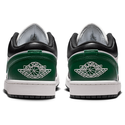 AJ 1 Low Summit White/Black/Gorge Green - View 3