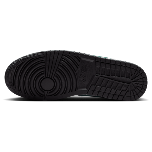 Men's AJ 1 Low Summit White/Black/Gorge Green - View 5