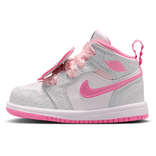 Girls' Toddler 1 Mid SE Vast Grey/Pink Glow/Sail - View 2