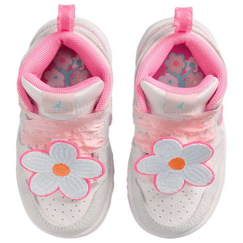 Girls' Toddler 1 Mid SE Vast Grey/Pink Glow/Sail - View 4