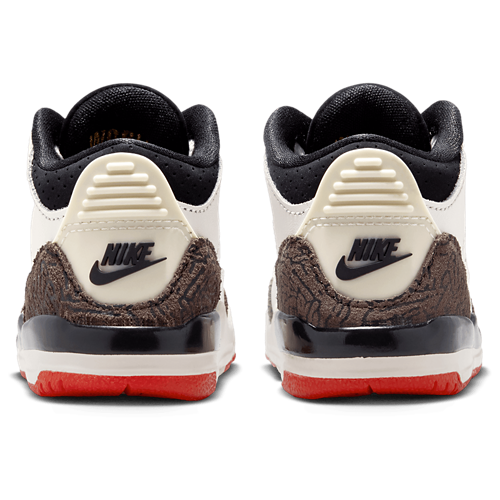 Boys' Toddler Retro 3 White/Black/Tan - View 3