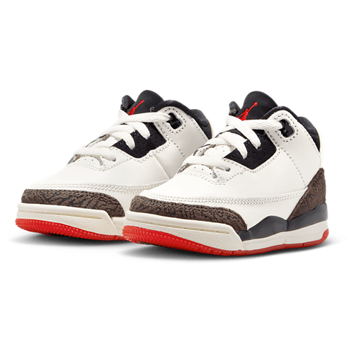 Boys' Toddler Retro 3 White/Black/Tan - View 6