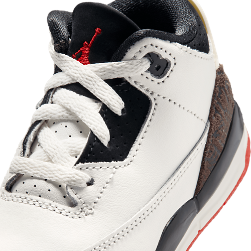 Boys' Toddler Retro 3 White/Black/Tan - View 7