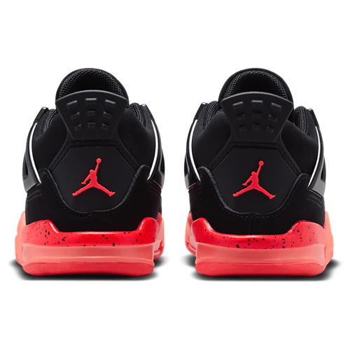 Boys' Toddler Retro 4 Black/Red/Orange - View 3