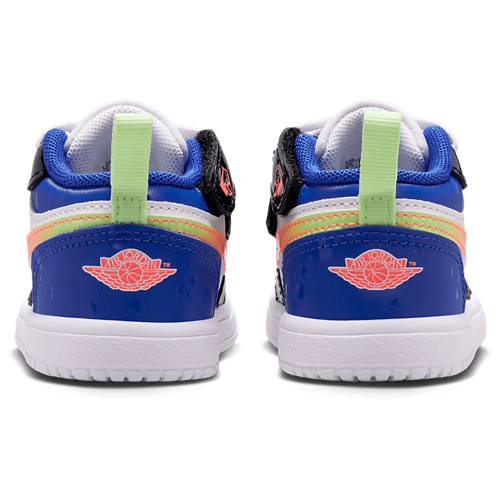 Boys' Toddler AJ 1 Low SE Blue/Orange/White - View 3