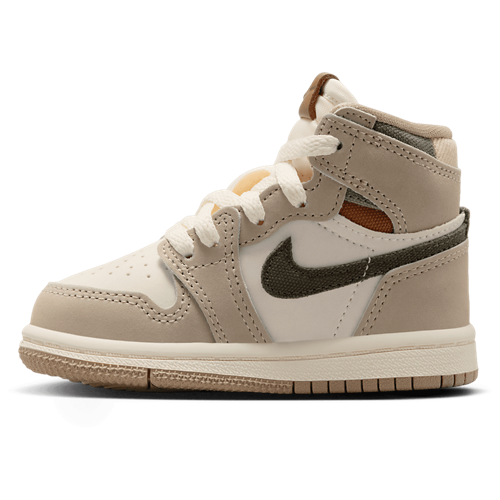 Girls' Toddler AJ1 Retro High OG Tan/White - View 2