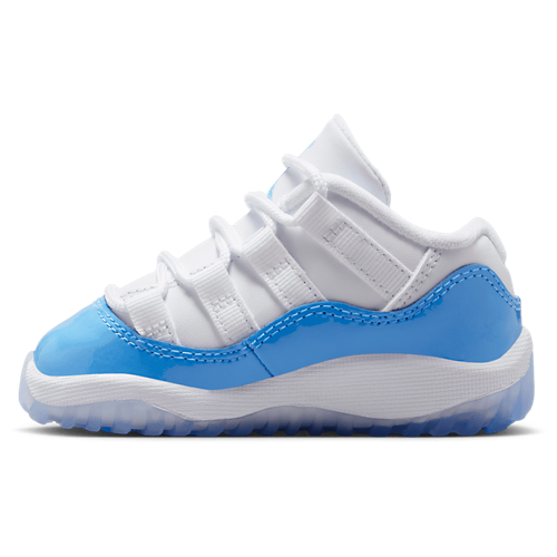 Boys' Toddler Retro 11 Low White/Blue/Black - View 2