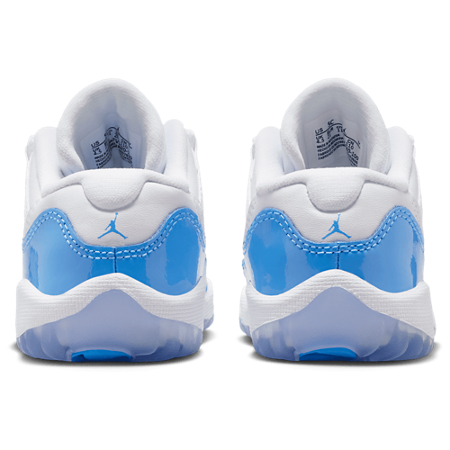 Boys' Toddler Retro 11 Low White/Blue/Black - View 3