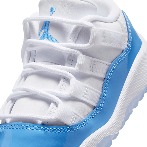 Boys' Toddler Retro 11 Low White/Blue/Black - View 7