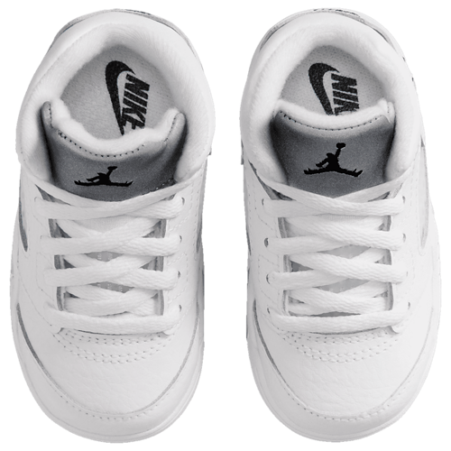 Boys' Toddler 5 Retro OG Black/Silver/White - View 4