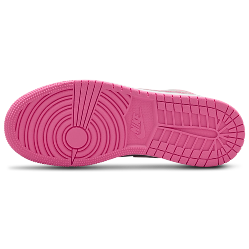 Girls' Grade School 1 Mid SE Vast Grey/Pink Glow/Sail - View 5