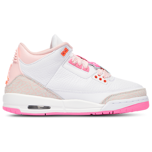 Girls' Grade School Retro 3 Pink/Orange/Blue - View 1