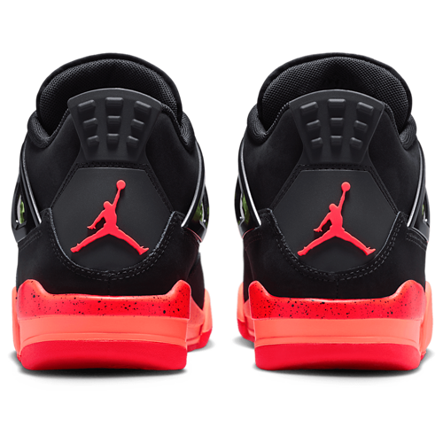 Boys' Grade School Retro 4 Red/Black/Orange - View 3
