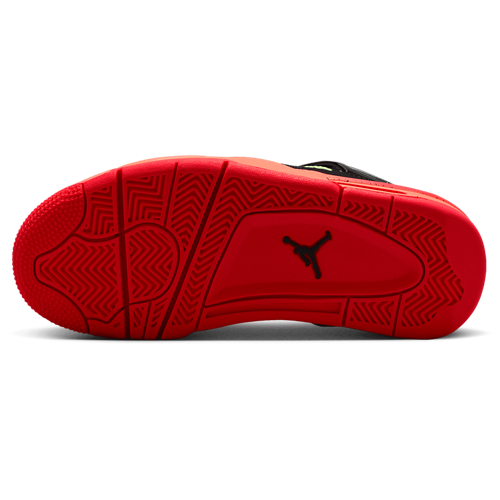 Boys' Grade School Retro 4 Red/Black/Orange - View 5