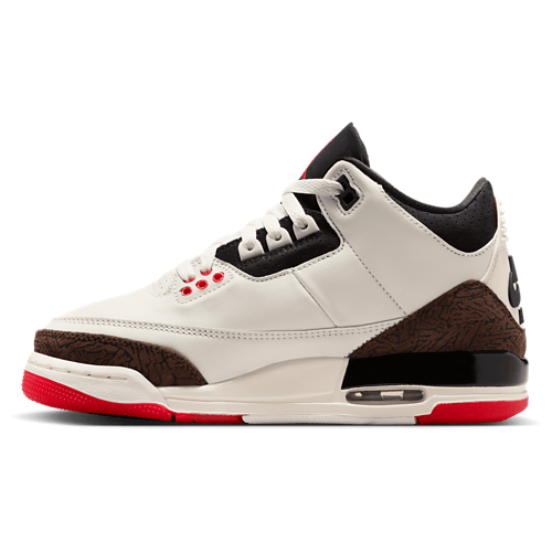 Boys' Grade School Retro 3 Black/White/Tan - View 2