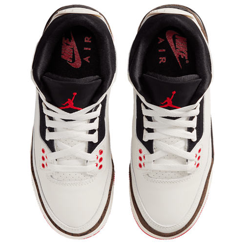 Boys' Grade School Retro 3 Black/White/Tan - View 4
