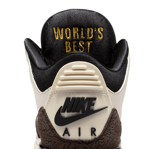 Boys' Grade School Retro 3 Black/White/Tan - View 9