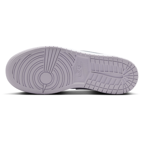 Girls' Grade School AJ 1 Low White/Barely Grape - View 5