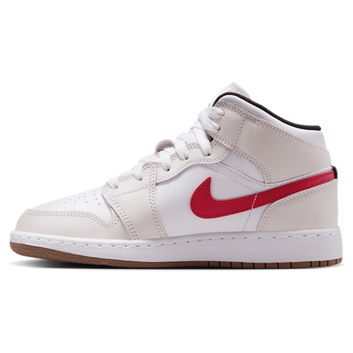 Boys' Grade School AJ 1 Mid White/Sail/Phantom - View 2