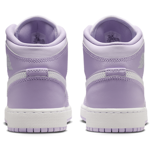Girls' Grade School AJ 1 Mid White/Purple - View 3