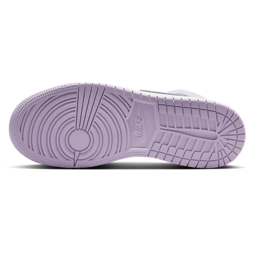 Girls' Grade School AJ 1 Mid White/Purple - View 5