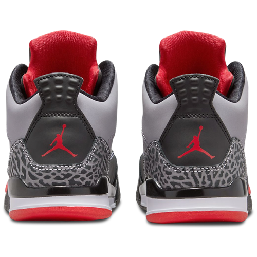 Boys' Preschool Son of Mars Low White/Grey/Red - View 3