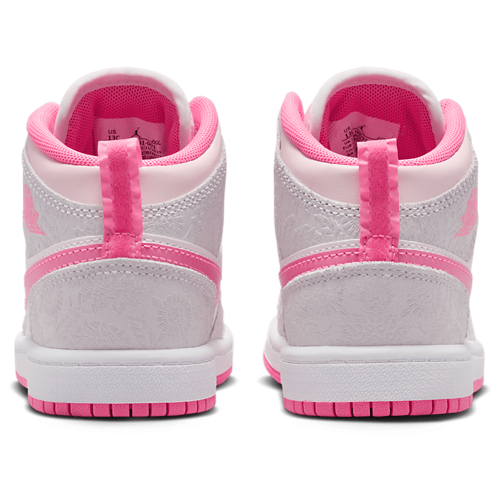 Girls' Preschool 1 Mid SE Vast Grey/Pink Glow/Sail - View 3