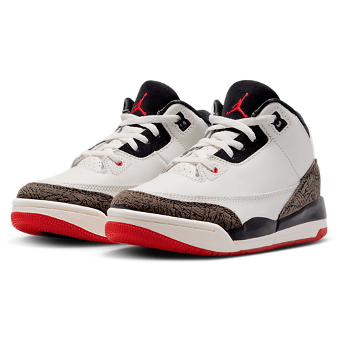 Boys' Preschool Retro 3 White/Black/Tan - View 6