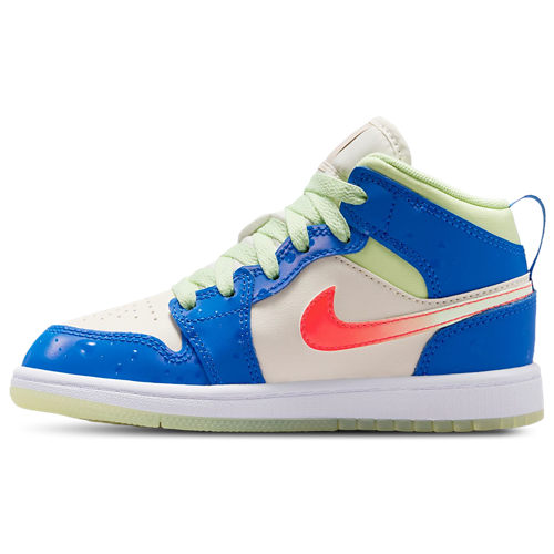 Boys' Preschool AJ 1 Mid SE Blue/Volt/Tan - View 2