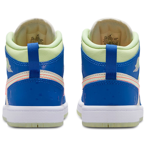 Boys' Preschool AJ 1 Mid SE Blue/Volt/Tan - View 3