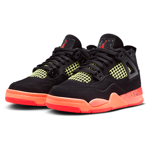 Boys' Preschool Retro 4 Orange/Black/Red - View 6