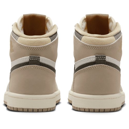 Girls' Preschool Retro 1 High OG Tan/White - View 3
