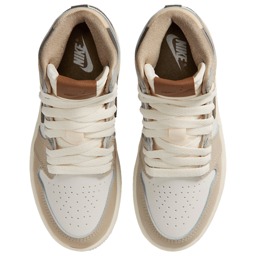 Girls' Preschool Retro 1 High OG Tan/White - View 4