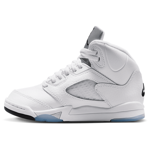Boys' Preschool Retro 5 White/Silver/Black - View 2