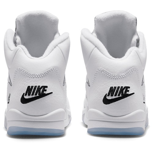 Boys' Preschool Retro 5 White/Silver/Black - View 3
