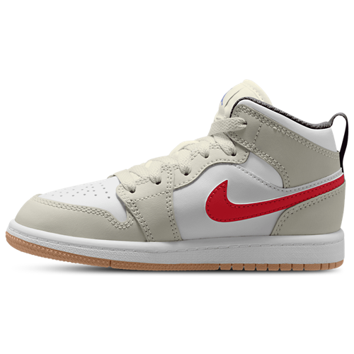Boys' Preschool AJ 1 Mid White/Sail/Phantom - View 2