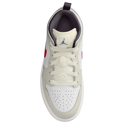 Boys' Preschool AJ 1 Mid White/Sail/Phantom - View 3