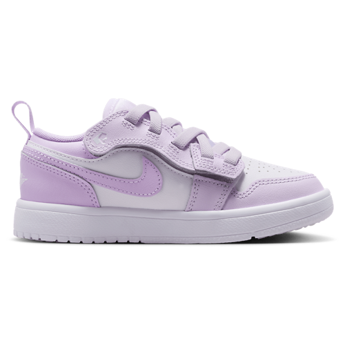 Girls' Preschool AJ 1 Low Barely Grape/White - View 1