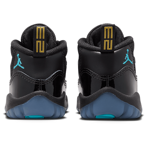 Boys' Toddler Retro 11 Black/Black/Gamma Blue - View 3