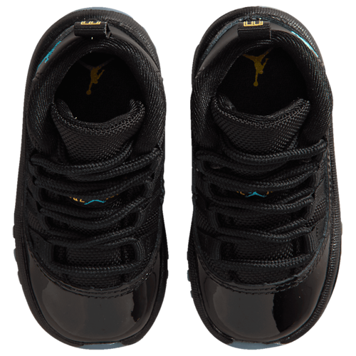 Boys' Toddler Retro 11 Black/Black/Gamma Blue - View 4
