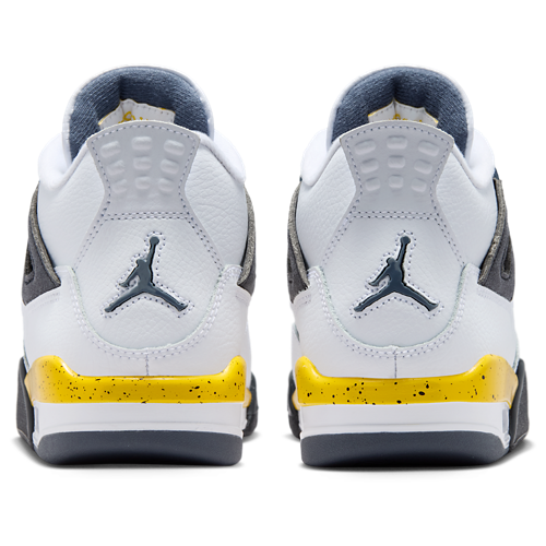 Boys' Grade School Retro 4 Blue/White/Yellow - View 3