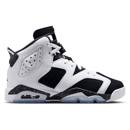 Boys' Grade School Retro 6 Black/White/Black - View 1