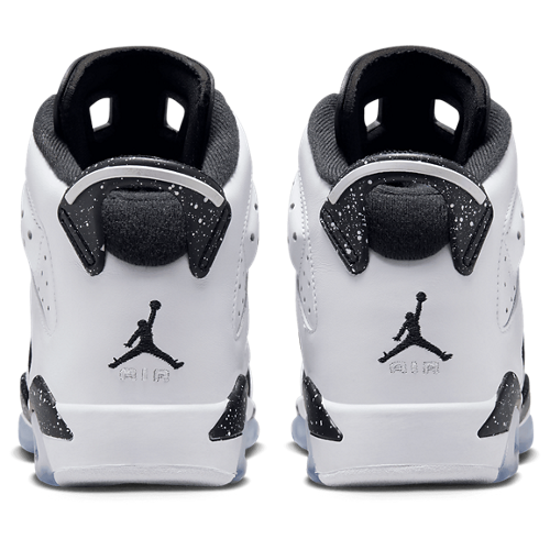 Boys' Grade School Retro 6 Black/White/Black - View 3