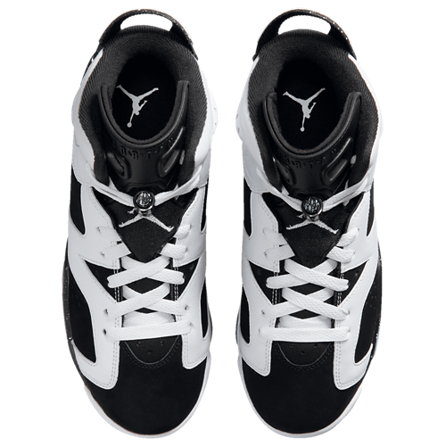 Boys' Grade School Retro 6 Black/White/Black - View 4