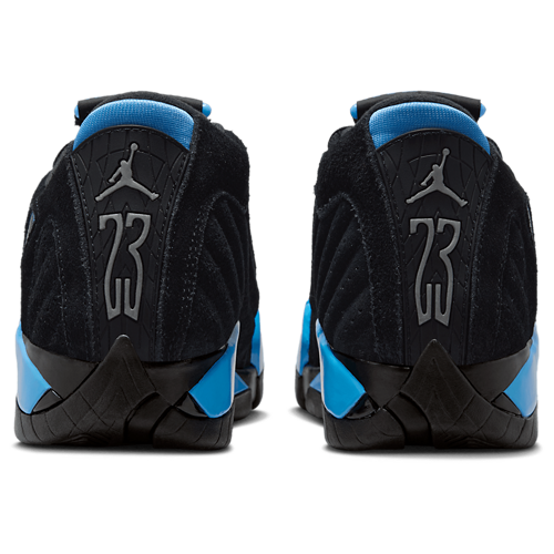 Boys' Grade School Retro 14 Black/University Blue/White - View 3