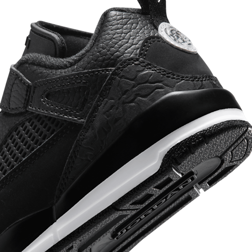 Boys' Preschool Spizike Low White/Black - View 8