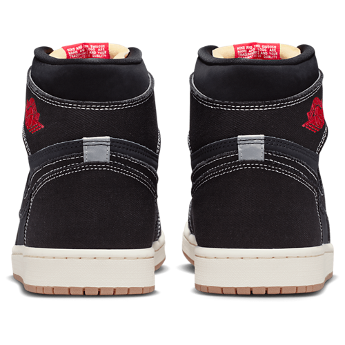 Men's AJ 1 Retro High OG FC Black/University Red/Sail - View 3